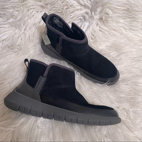 Cole Haan Generation Zerogrand Water Resistant Bootie Ladies Boots Black 8